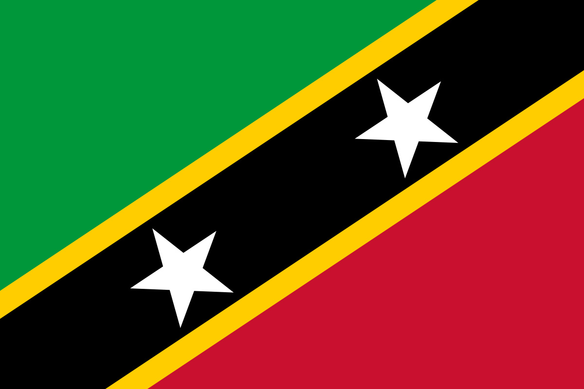 Nevis flag⁩