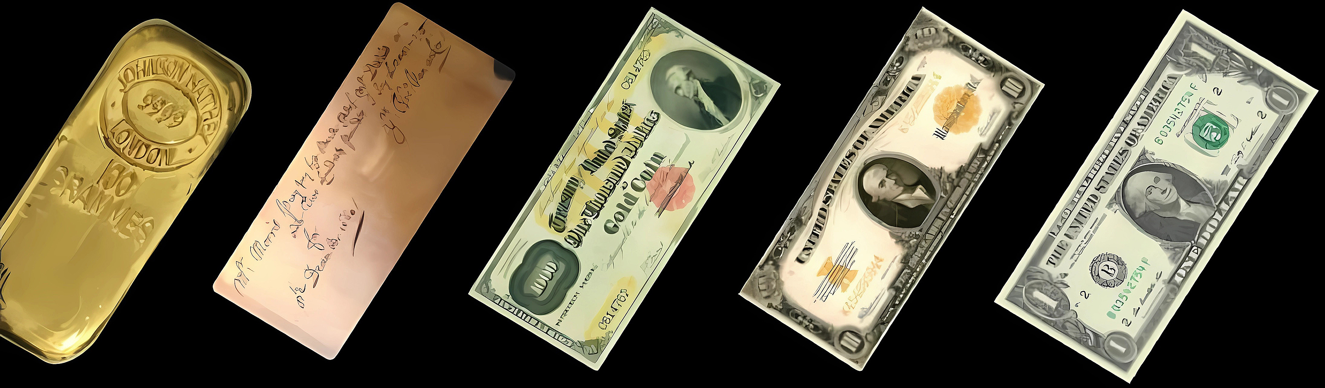 Lingot d'or billet banque