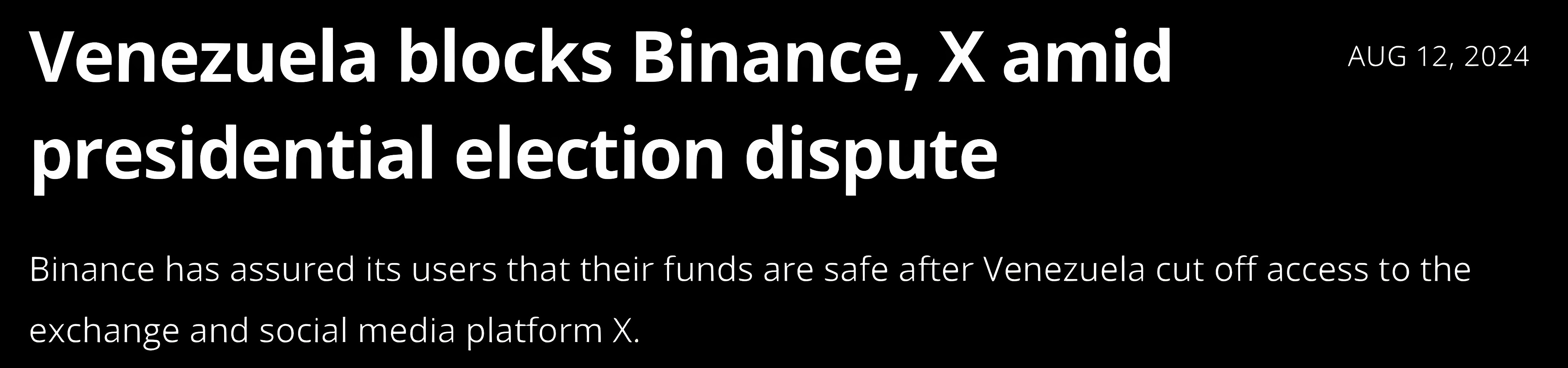 VPNベネズエラブロックBinance⁩