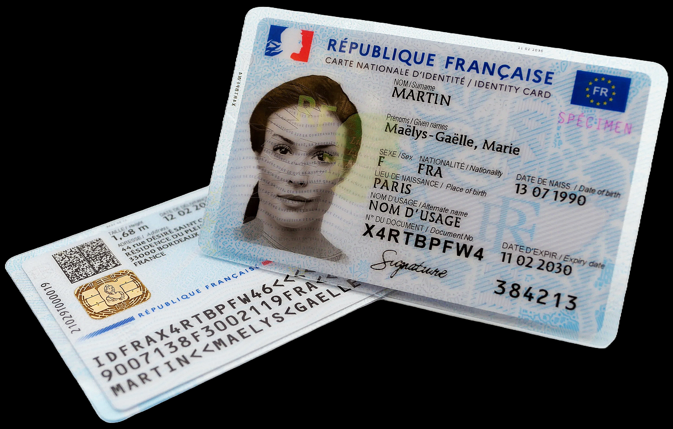 フランス社会主義共和国国民IDカード⁩